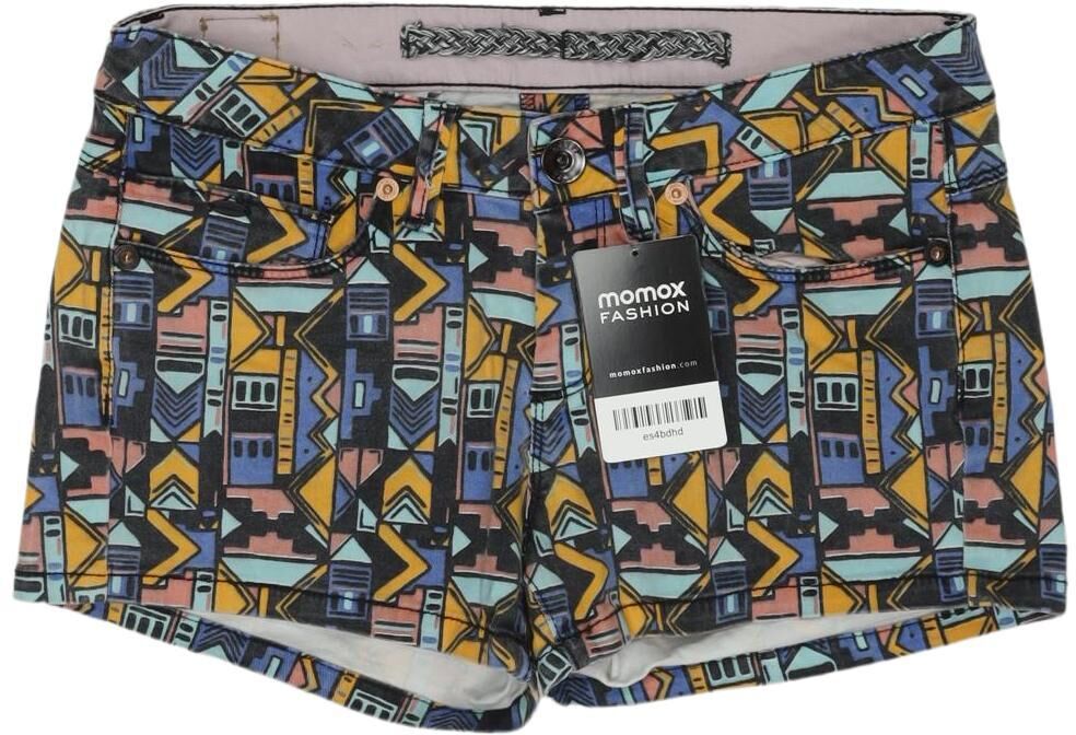 O Neill Damen Shorts, Mehrfarbig, Gr. W26, Baumwolle / Elasthan - Second Hand