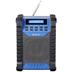 Denver WRD-60 Baustellenradio DAB+, DAB, UKW AUX, UKW, DAB+ wiederaufladbar, spritzwassergeschützt Schwarz, Blau 111111200030