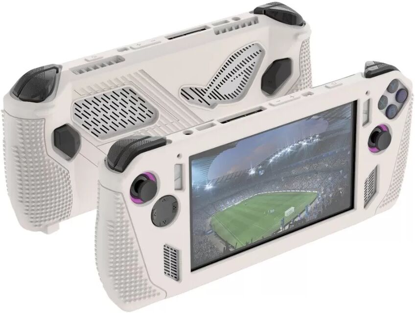 INF Silikon Schutzhülle für ASUS ROG ALLY Gaming-Konsole – Stoßfest und Rutschfest Beige