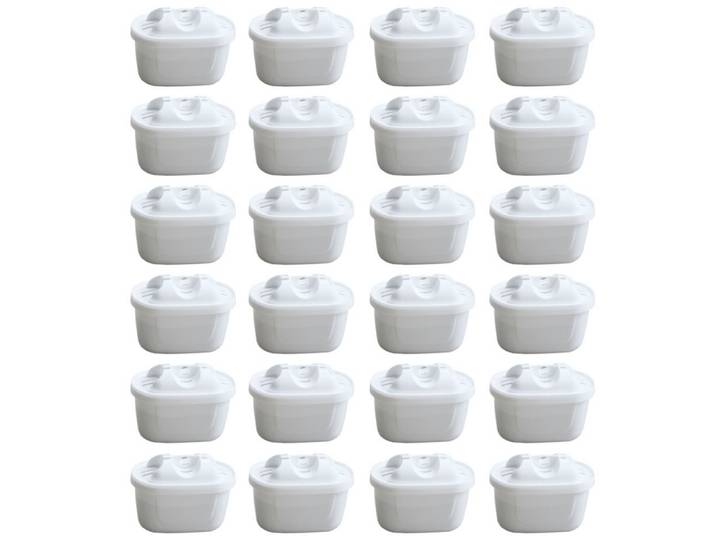 Trade-Shop Wasserfilter 24x passend für Brita Maxtra, AquaCrest AQK-07, Zubehör für Wasserkrugfiltern Wasserfilter-Kannen / Kaffeemaschinen, Filterkartuschen / Wasser-Filter / Filterpatrone für sauberes Wasser