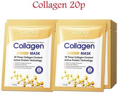 Uplift Picks Hyaluronic Acid Collagen Sheet Mask Set Hydrating Korean Skincare Pack a