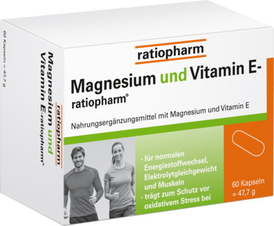 ratiopharm GmbH MAGNESIUM UND VITAMIN E-ratiopharm Kapseln 47,7 g 03935530