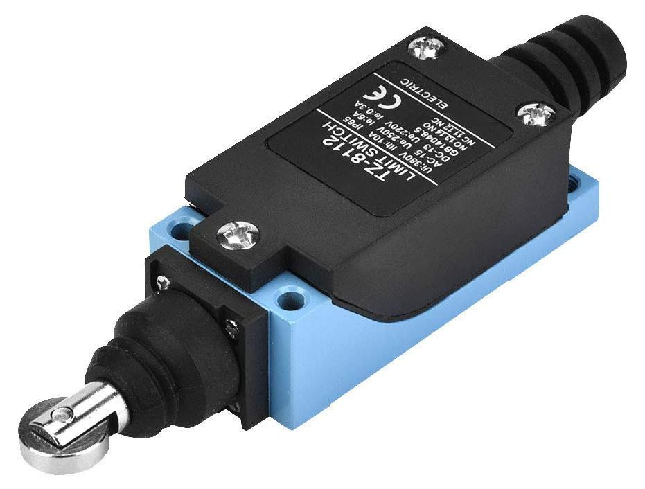 Dripio Miniatuur eindschakelaar, 250 V, 1 NO + 1 NC, waterdicht, zinklegering, 6 A
