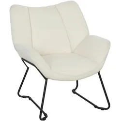 LOUNGESESSEL Polyester Weiß