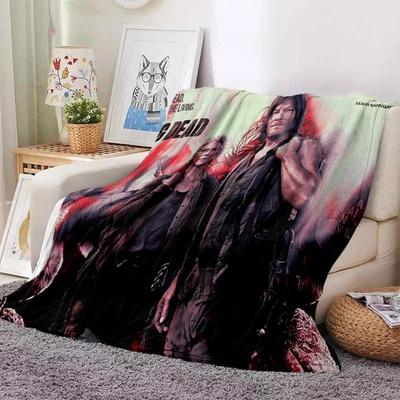 Uplift Picks The Walking Dead Zombie Throw Blanket Soft Flannel Sofa And Bed Cover 17 150x220 Cm