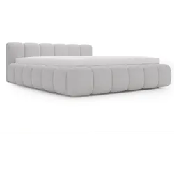 POLSTERBETT Cloud Low 160x200 Bouclé-Stoff Grau