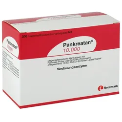 PANKREATAN 10.000 magensaftresistente Hartkapseln 200 St