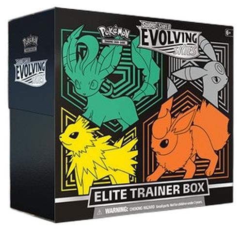 Pokémon Evolving Skies Elite Trainer Box Englisch &Drachenwandel Box 2 (Aquana)