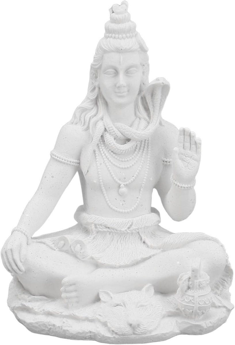 Shiva Beeld - Hindoe God - Zwart - Hoogte: 13 cm