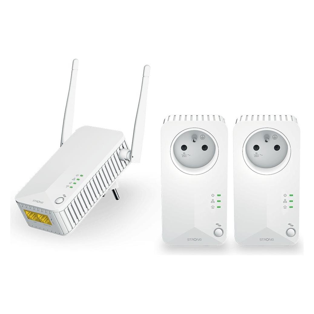 Strong Powerline Wi-Fi 600 Triple-Pack (600 Mbit/s) (PLWF600TRIEUV2)