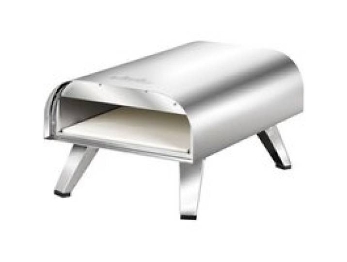 BIGHORN Four à pizza à gaz portable d’extérieur 12 pouces 4 kW pierre en cordiérite 30 5 cm acier inoxydable pieds pliables