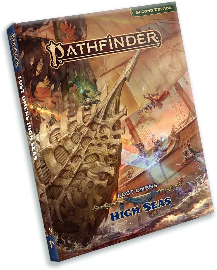 Paizo Publishing Pathfinder Lost Omens High Seas - A Hard Cover Setting Guide for Tabletop Roleplaying Adventures