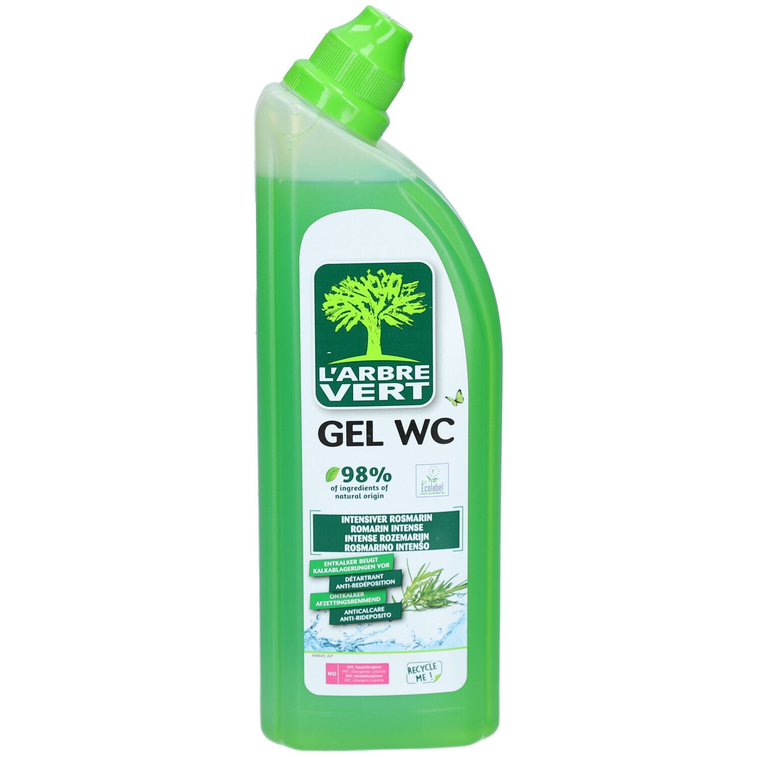 L'arbre Vert Öko WC Gel Rosmarin Fl 750 ml
