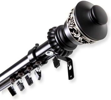 InStyleDesign Scroll Cordless Traverse Curtain Rod