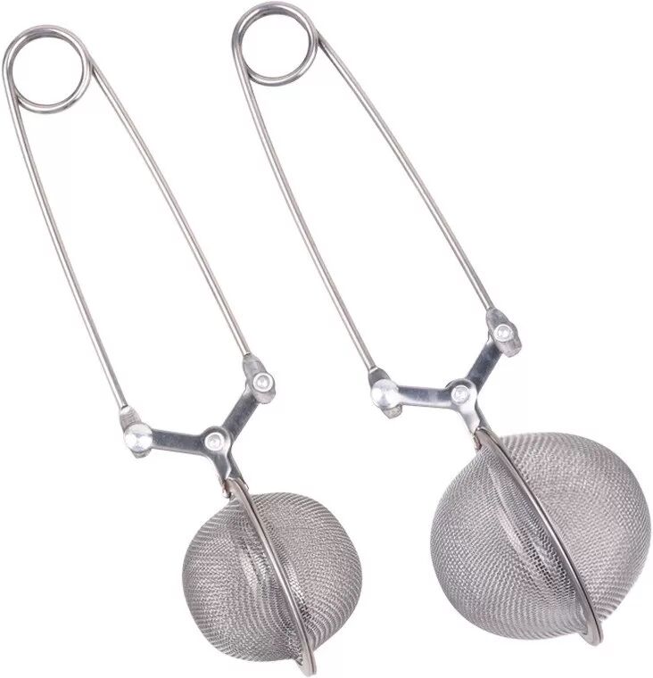 INF Edelstahl Tee-Ei Set - 4,5cm & 5cm Tee-Filter für losen Tee