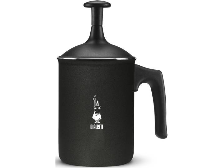 Milchaufschäumer BIALETTI Tuttocrema , schwarz, H:23cm, Milchaufschäumer, Milchaufschäumer, 6-Tassen-Variante: 330 ml