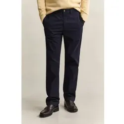 Gant für Herren. 1501001 Chino-Hose Regular Fit marineblau (29/34), Lässig, Baumwolle, Klassisch