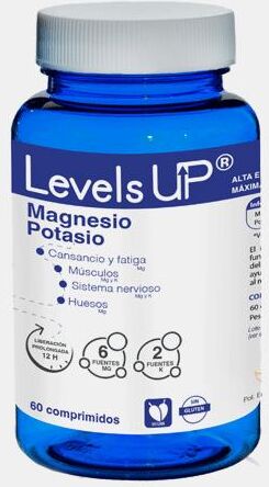 BIOSERUM LEVELS UP MAGNESIO + POTASSIO 60 COMPRIMIDOS