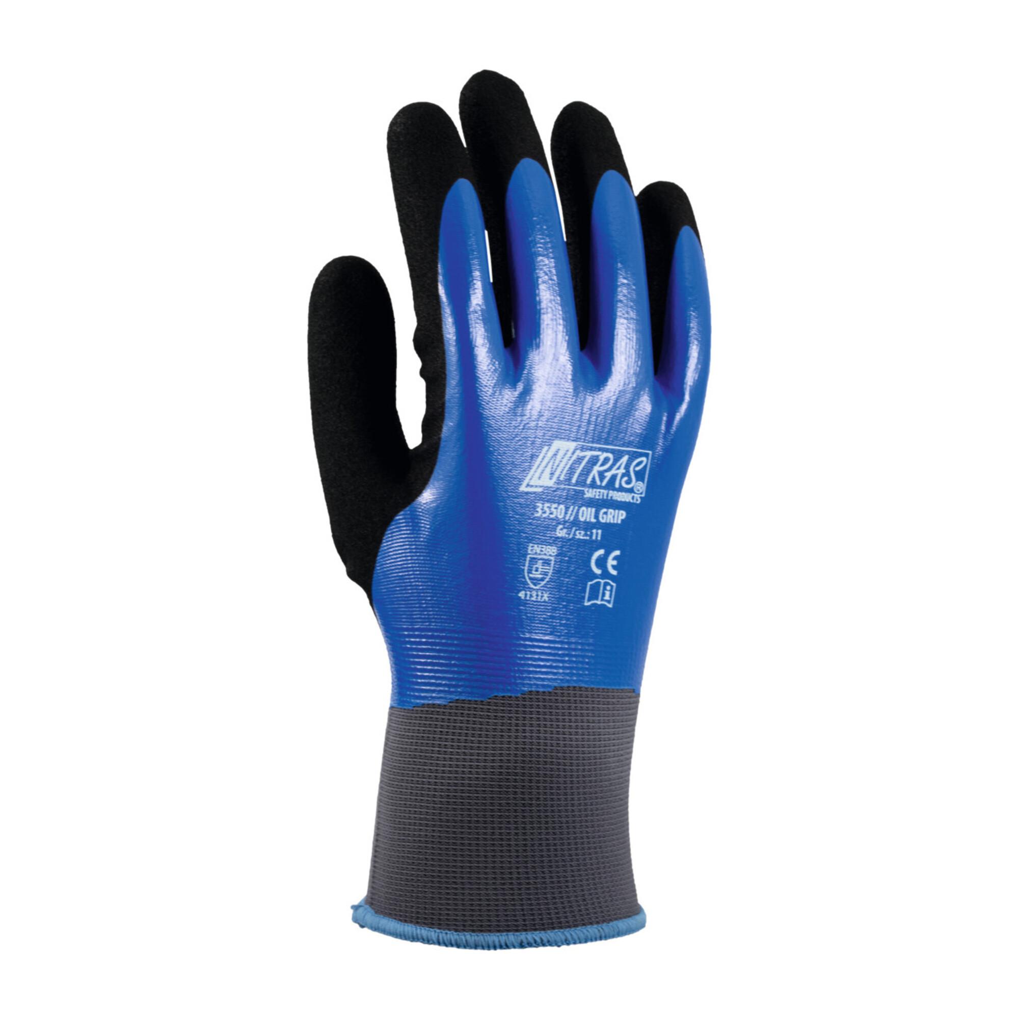 Nitras Handschuh-Paar 3550, OIL GRIP, Handschuhgröße: 8 (3550/8)
