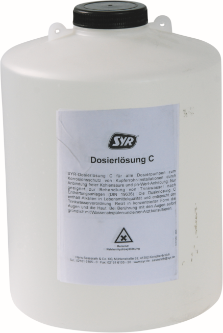 Syr - Sasserath Dosierlösung 3100.00.903 Typ H, 6 l, zur Härtestabilisierung