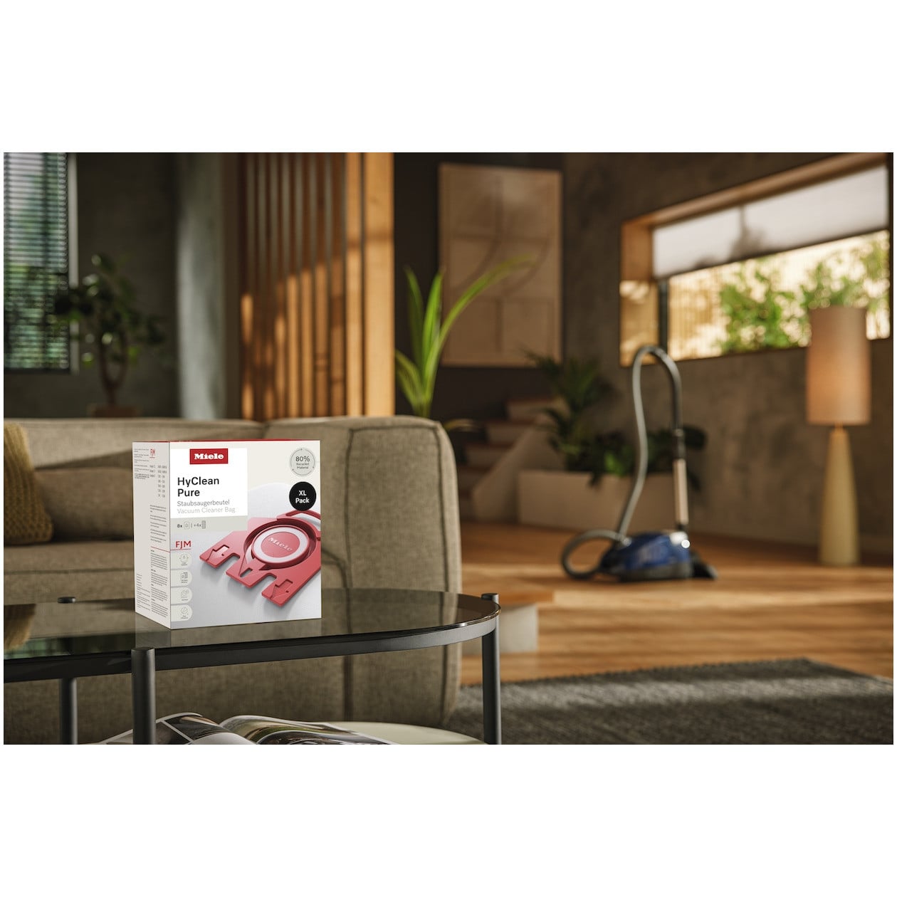 Miele XL-Pack FJM HyClean Pure stofzuigerzakken, 12 stuks