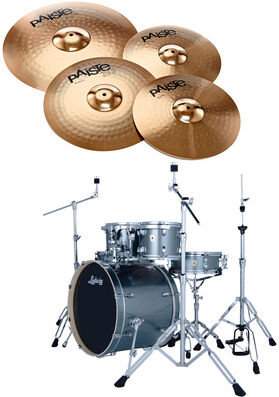 "Ludwig Evolution Bundle 22"" 6pc Atl. Atlantic Sparkle"
