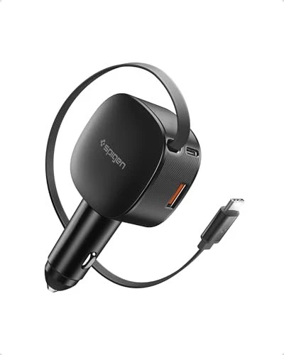 Spigen Essential 60 W Car Charger EV603BT Black
