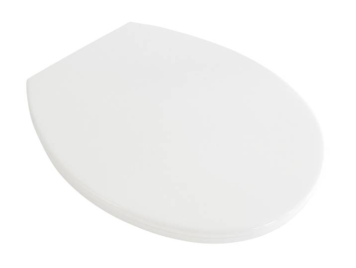 WC-Sitz ADOB Riva , weiss (weiß), B:38,5cm L:45cm, Duroplast, WC-Sitze, WC-Sitz