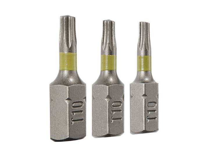 Wolfcraft Bits Solid TX 10 25 mm 3 Stück