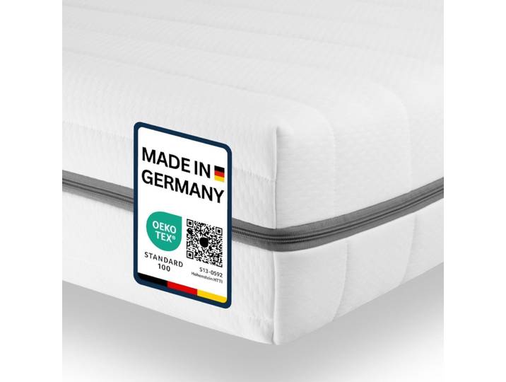 Matelas ergonomique mi-ferme en mousse froide à 7 zones100x220cm