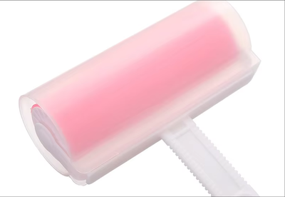 Smart Shopping Spot Large Washable Reusable Hair Remover Roller For Clothes & Pet Hair Portable Household Lint & Dust Cleaning Tool pink
