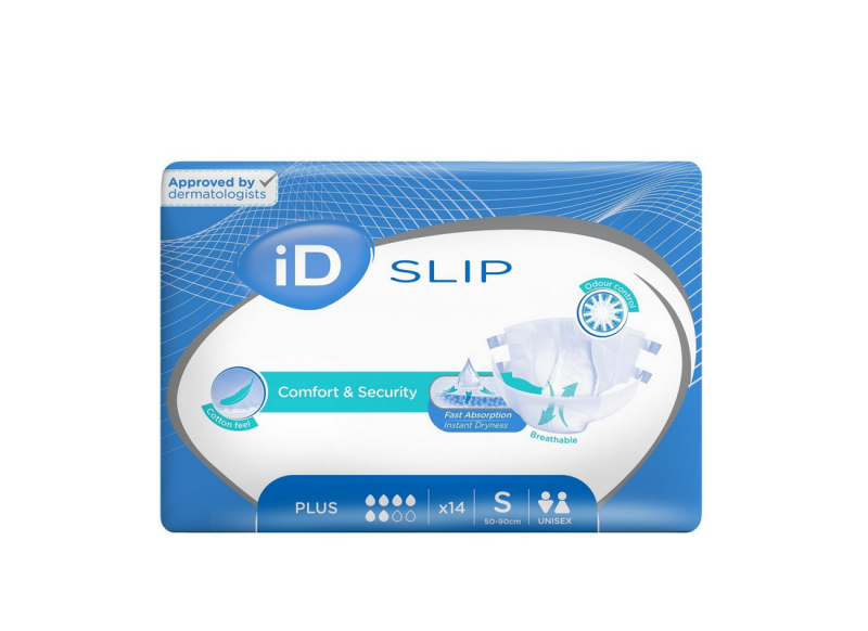 Ontex iD ID Expert Slip Plus Small - 8 paquets de 14 protections