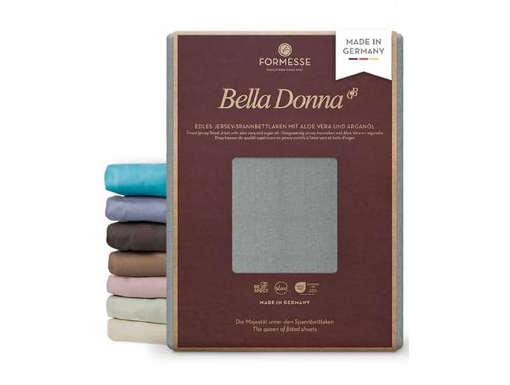 Bella Donna Jersey edles Spannbettlaken: Blickdicht, glatt, kein Pilling