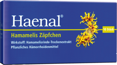 Strathmann GmbH & Co.KG HAENAL Hamamelis Zäpfchen 10 St 00295567
