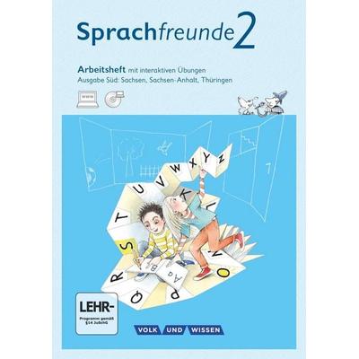 Sprachfreunde 2. Schuljahr - Arbeitsheft mit interaktiven Übungen auf scook.de, Taschenbuch von Andrea Knöfler,Susanne Kelch, Volk und Wissen Verlag
