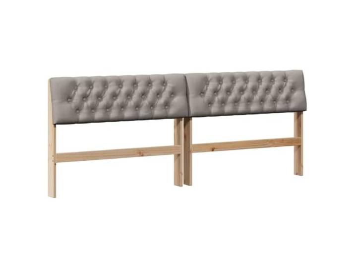 KTHLBRH Gepolstertes Kopfteil aus massivem Kiefernholz, 200 cm Weicher Stoff, massive Kieferstruktur, einfache Reinigung, modernes Design, bequeme Polsterung