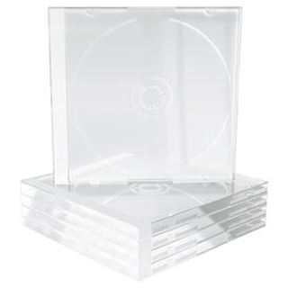 MediaRange CD Leerbox 5pcs Single clear