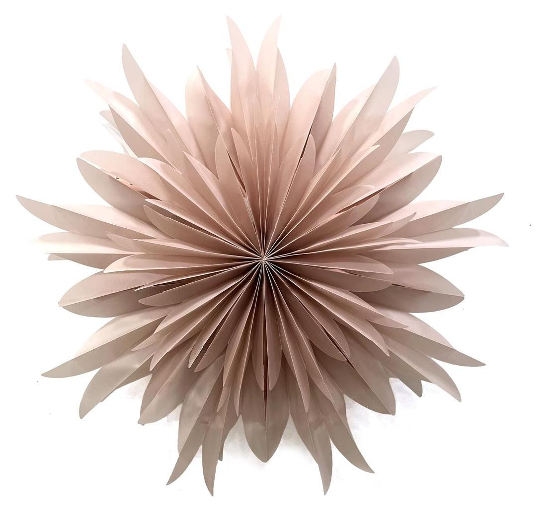 Only Natural Lampenkap van papier - Roze - 60 cm