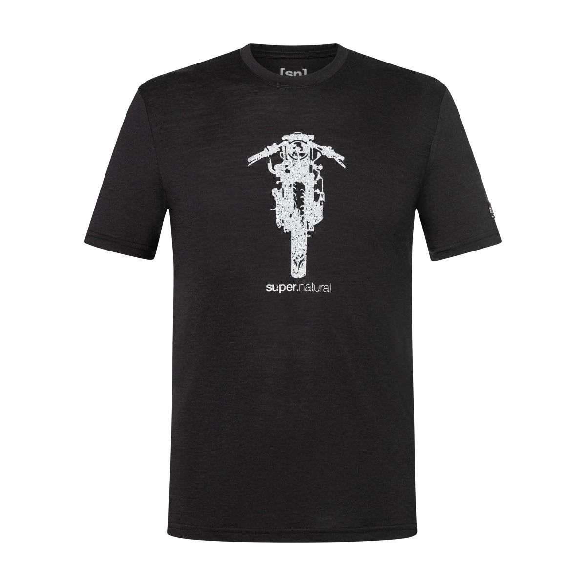 Super.Natural M Scrambler Tee jet black/vapor grey (S15) XXL SNMP01231S15XXL