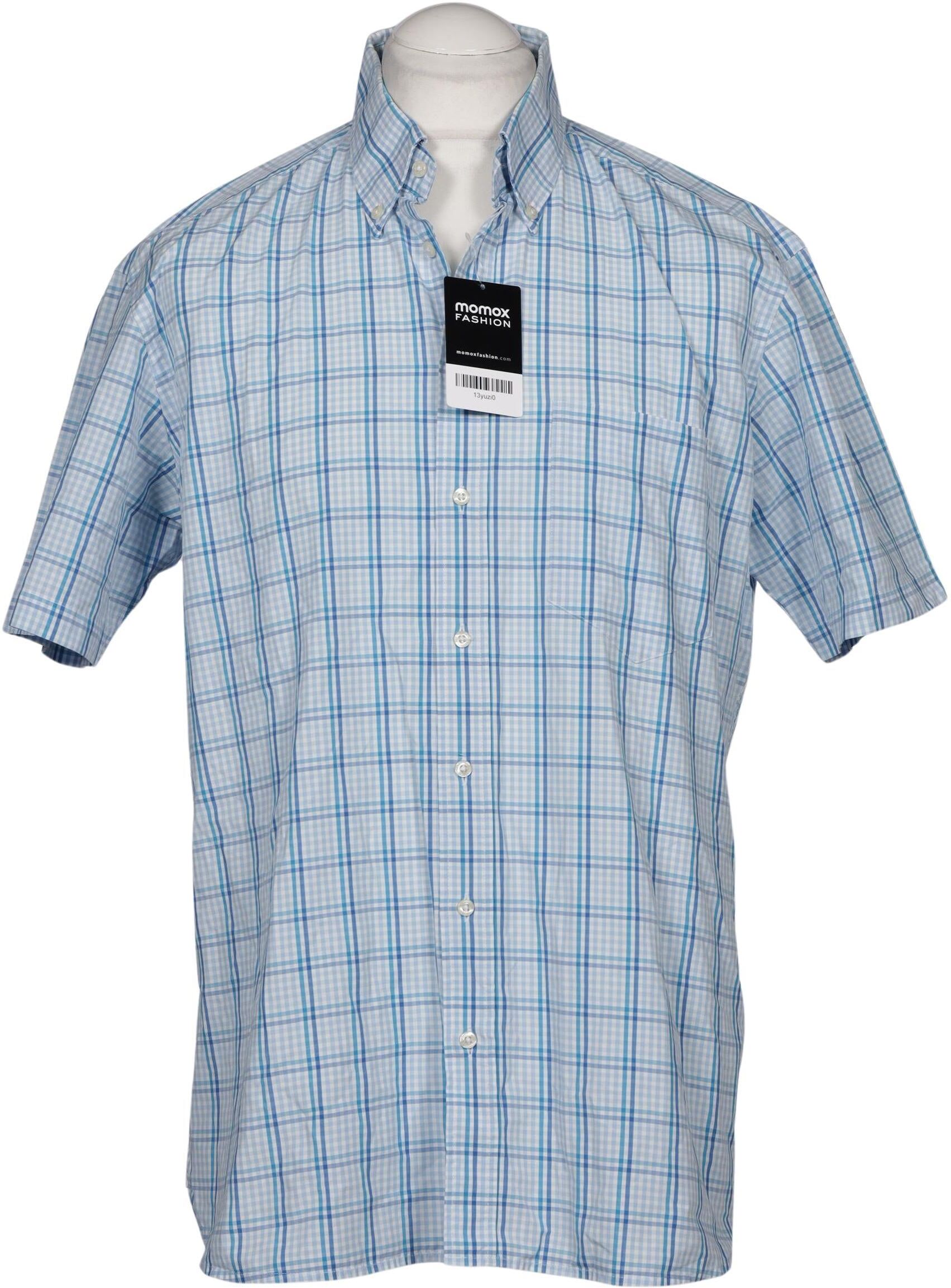 McNeal Herren Hemd, Hellblau, Gr. 42, Baumwolle - Second Hand