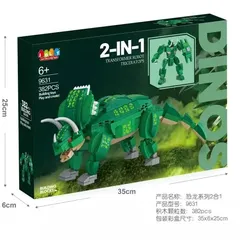 Baustein-Set – Triceratops, 382-teilig