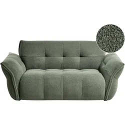 2-SITZER-SOFA Bouclé Grün Halba