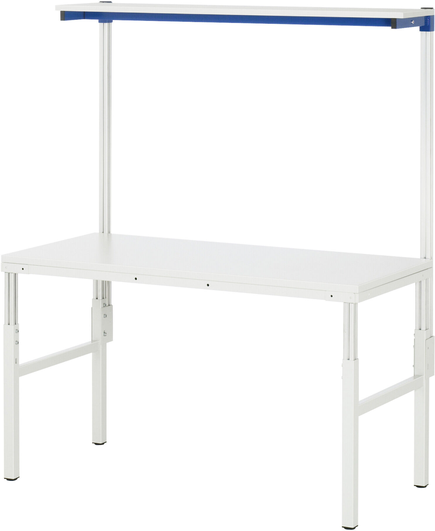 Rau Basistisch Etagenbord, B1200xT900xH650-1000/H2040mm, EGB-Melamin-Platte 28mm (E-ATEB-1200-900ME.11)