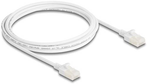 Delock 80360 RJ45 Patchkabel CAT 6a U/UTP 2.00m Weiß 1St.