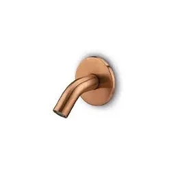 JEE-O Slimline Wandauslauf für Waschtisch und Wanne, kurz, bronze, 800-3934 800-3934