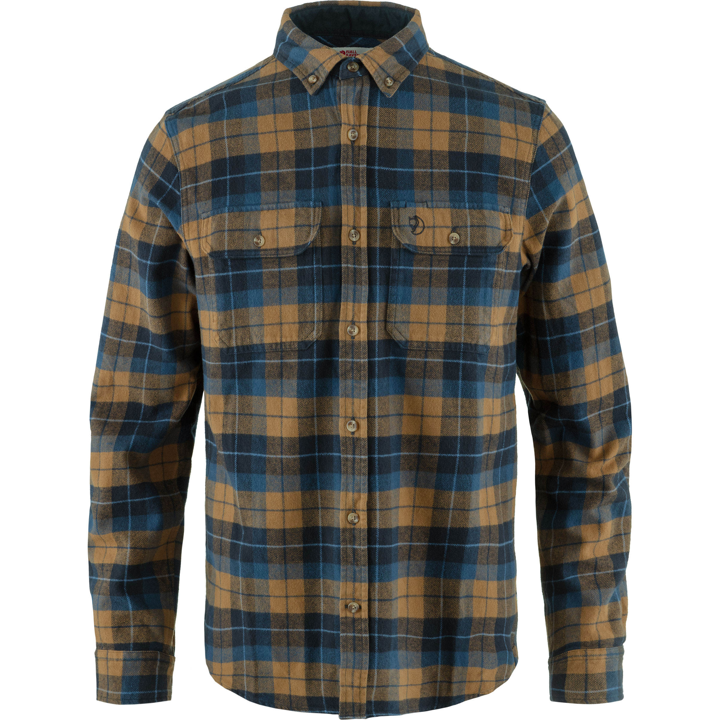 Fjällräven Singi Heavy Flannel Herren Hemden blau Größe M Lifestyle Isolierend