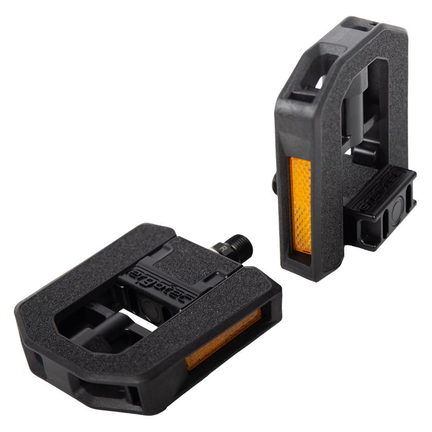 Ergotec Pedale EP-F 9/16" 9mm Faltpedale IGUS ALU/PP Kunststoff Format: 102x100mm Reflektor (86063101)