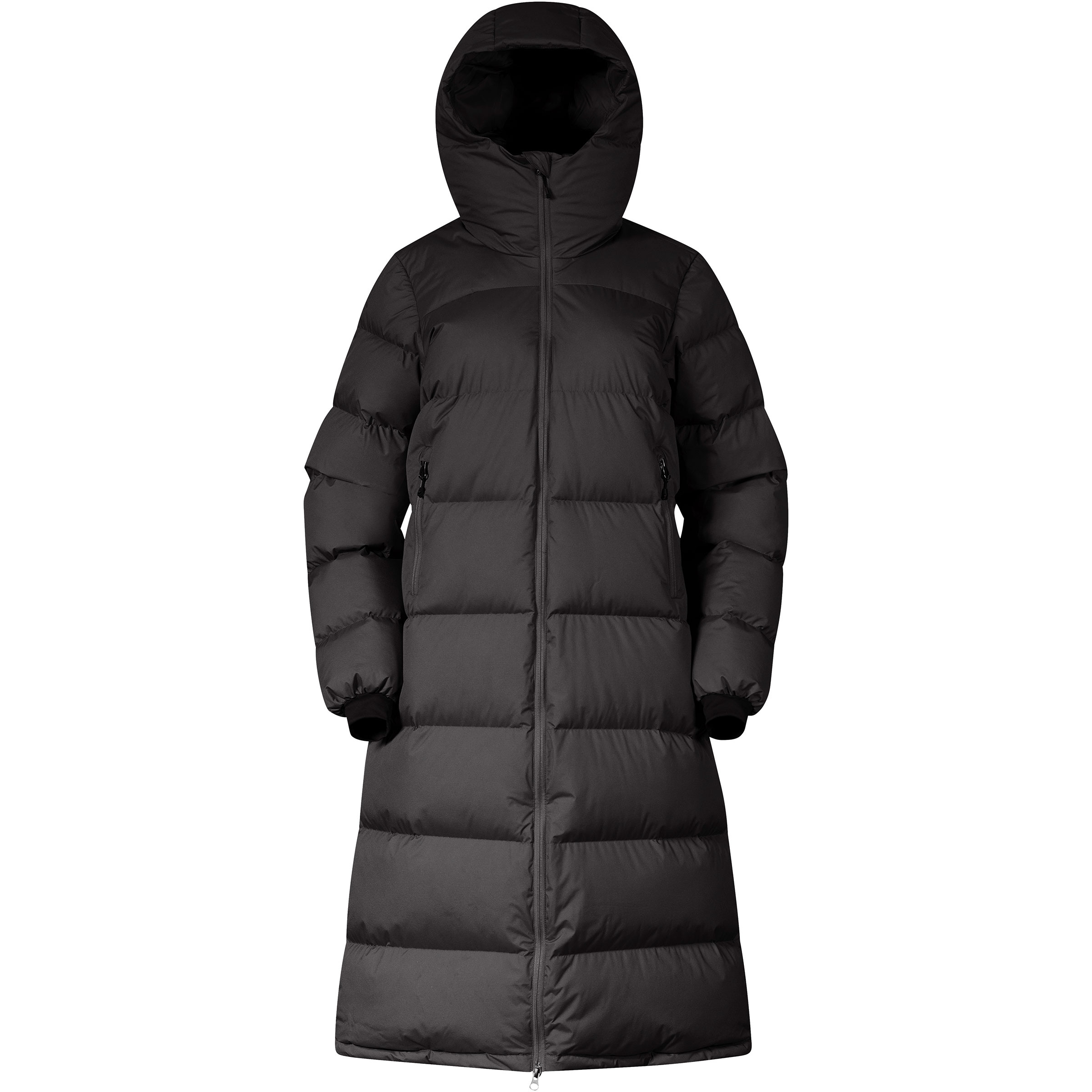 Bergans Urban Down Long Mantel Damen Winterjacke schwarz Größe XS Lifestyle Widerstandsfähig Wasserabweisend