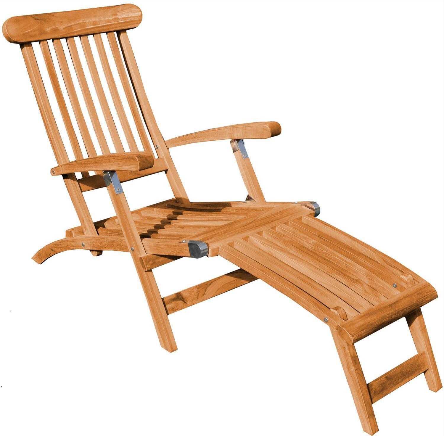 Lestix International Gartenliege Imperia van massief teak, weerbestendig A-kwaliteit