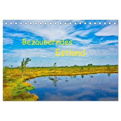Bezauberndes Estland (Tischkalender 2026 DIN A5 quer), CALVENDO Monatskalender